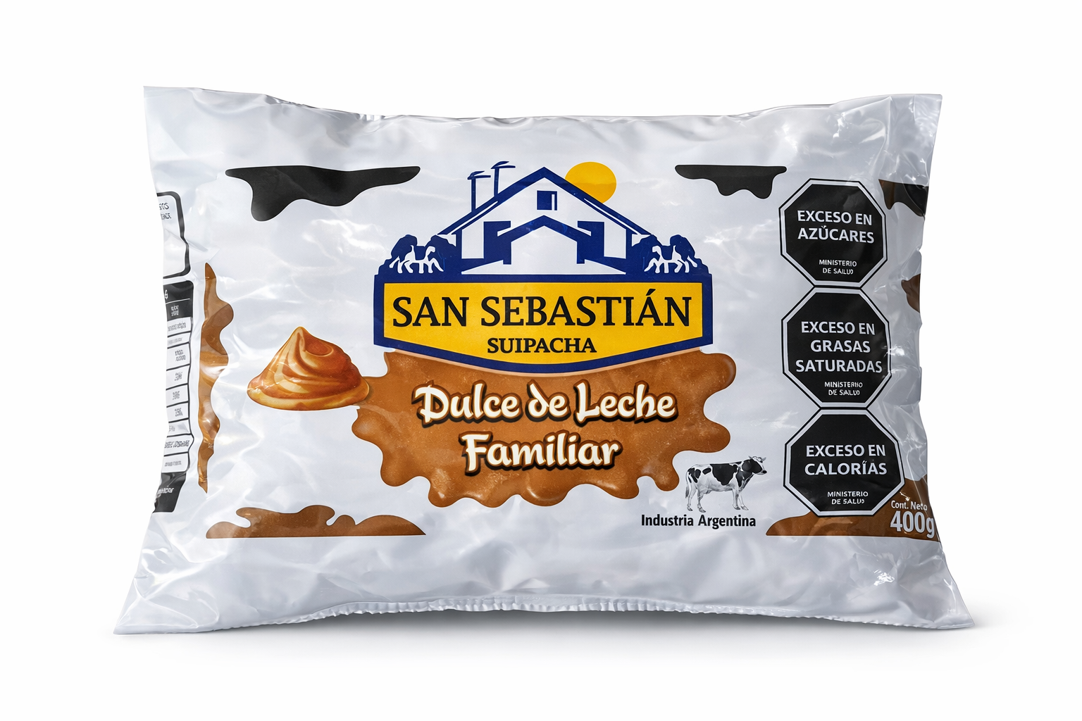 Dulce de Leche Familiar sachet San Sebastián – distribución mayorista Suipacha
